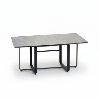 Grey modern coffee table rattan elegant terrace design luxury tables