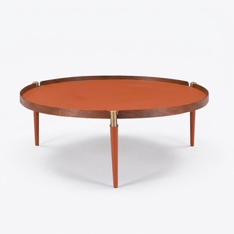 Coffee table living room furniture luxury modern design table orange coffee tables