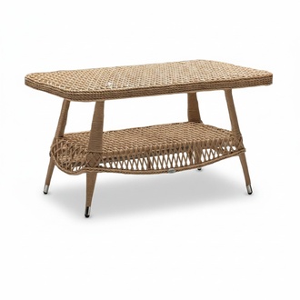 Luxury Coffee Table Brown Modern Table Design Rattan Side Table