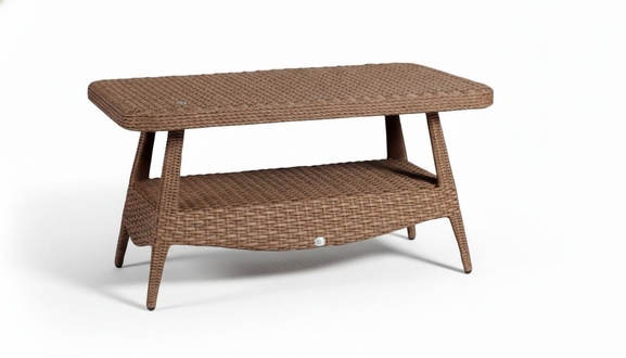 Coffee table luxury side table high-quality rattan brown