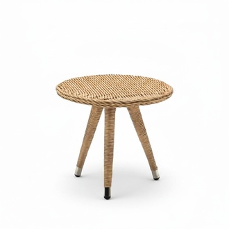Coffee table luxury furniture terrace design rattan round modern high-quality furniture