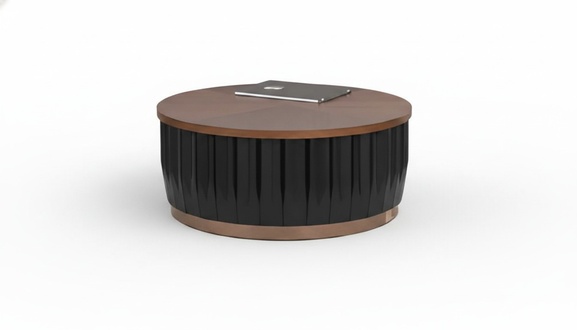 Coffee table office study design 100 cm modern coffee table black new