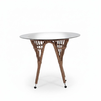 Coffee table rattan brown side table designer coffee table terrace luxury furniture