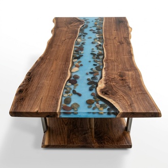Rectangular Coffee Table Brown Luxury Design High-Quality Furniture Living Room Coffee Tables