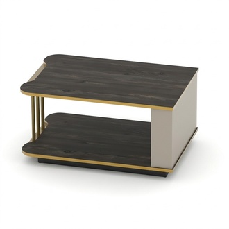 Coffee table side table study desk sofa table with shelf office furniture