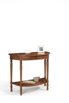 Console table side table living room table wooden table brown