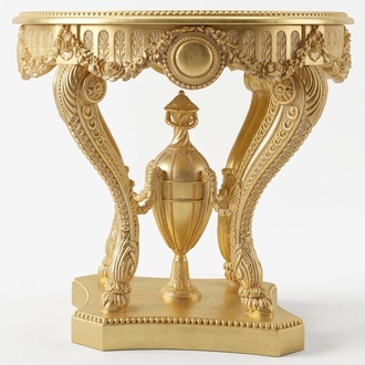 Coffee table side table wood living room table furniture from Italy vintage gold