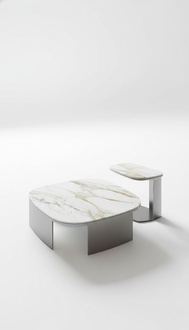 Coffee table table leather stone sofa side luxury tables gray living room xxl new