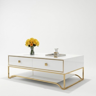Coffee Table Side Table Living Room Table Sofa Table High Gloss Metal Tables