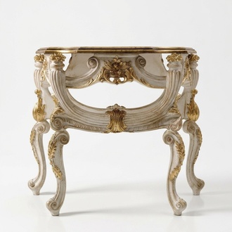 Coffee table table side table living room table wood royal assisted baroque tables