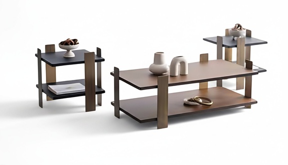 Coffee table with two side tables – modern and functional