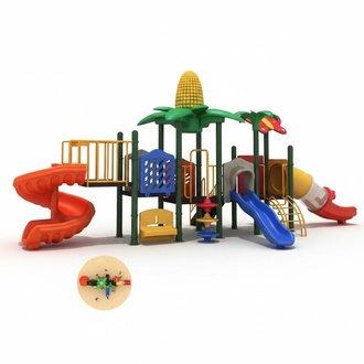 Colourful playground Playhouse Toys Outdoor plastic playground