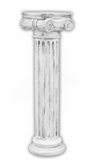 Column Columns Antique Style Columns Garden Roman Decoration Deco 91cm White 192