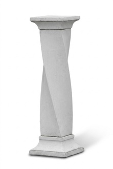 Decorative floor stand in antique designer column style, massive, 80cm height