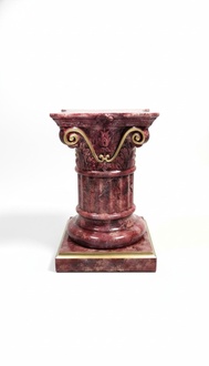 Decorative floor stand in antique roman composite order style 54 cm height