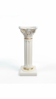 Decorative floor stand in antique roman composite order 75,5 cm height