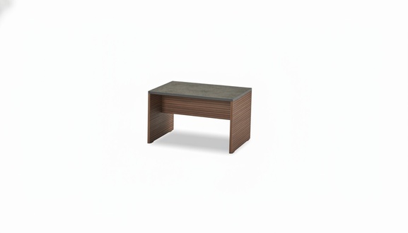 Compact brown coffee table designer home office elegant side tables