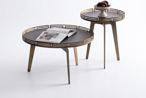 Compact coffee table with modern design and practical storage space.
