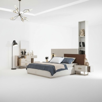 Complete Bedroom Furniture Designer Sleeping Bed Modern Dressing Table
