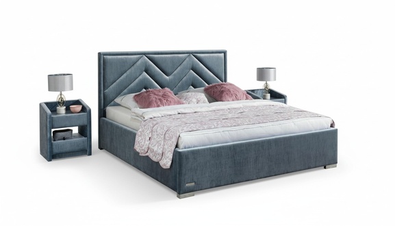 Complete Bedroom Set Bed 2x Bedside Table 3 Piece Sets Designer Luxury Beds