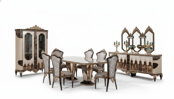 Complete Classic Dining Room Group Luxury Dining Room Dining Table Chairs