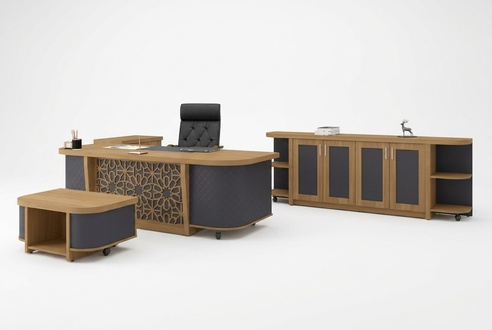 Complete office furniture table study furniture designer set desk