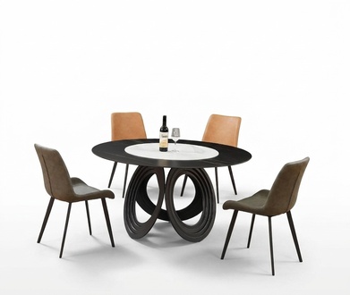 Complete set dining table 4x chairs dining room set dining group wooden table tables 5 pieces.