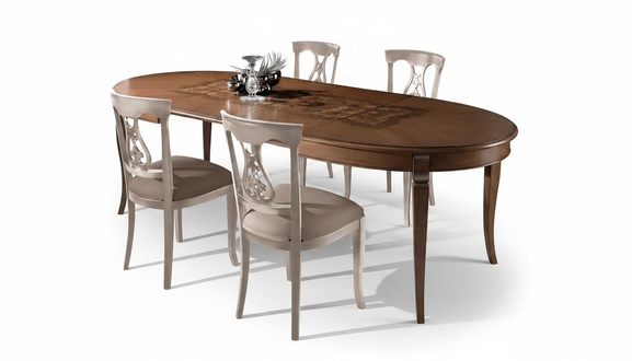 Set 5pcs Dining Table 4x Chairs Dining Table Group Wooden Tables Tables