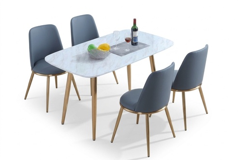Complete set dining table + 4 chairs dining set dining group tables 5pcs