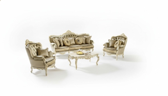 Complete sofa set 3 1 1 seater + coffee table designer living area sofa