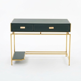 Computer desk wooden table green office furniture desk luxury furniture tables