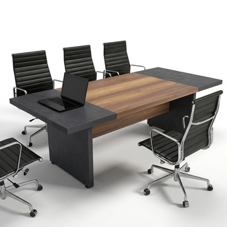 Conference table meeting tables conference furniture large table brown wood