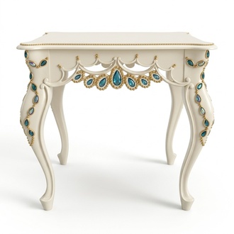Console baroque side table glass table Italian furniture living room tables new