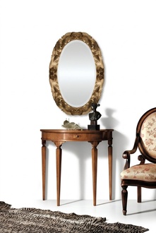 Console Table Chest of drawers with mirror Set Console 2pcs Made in Italy