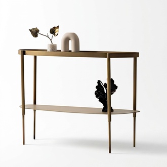 Console Table Metal – Modern Table for Living Room & Hallway