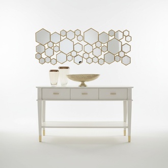 Console table Dressing table Console table luxury wood bedroom white