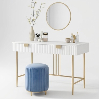 Console Table Dressing Table Make-up Console Sleeping Room Secretary Metal Tables
