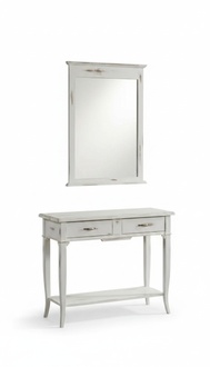 Consoles table with mirror luxury set console 2pcs Italian furniture