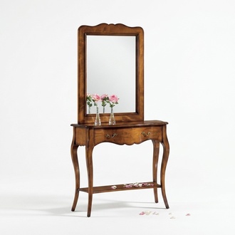 Consoles dressing table cosmetic table mirror sideboard 2pcs set