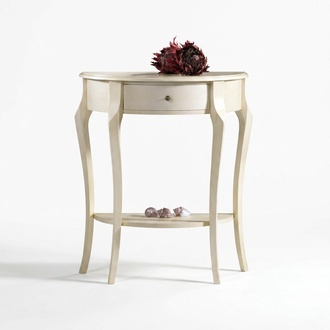 Console bedside table bedroom side table modern design furniture wood white new