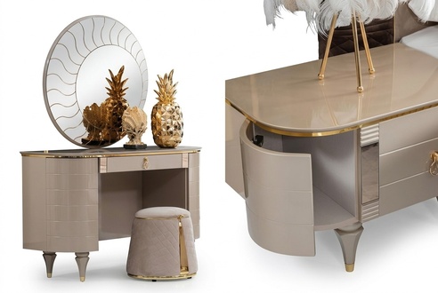 Consoles table dressing table dressing table stool new 2pcs tables dressing table