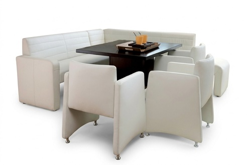 Corner bench leather corner bench group bench dinette leather bench CHOICE OF COLOR and DESIRED SIZE