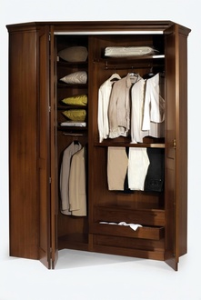 Corner cupboard Oak cupboard Corner cupboard wardrobe cupboards bedroom furniture