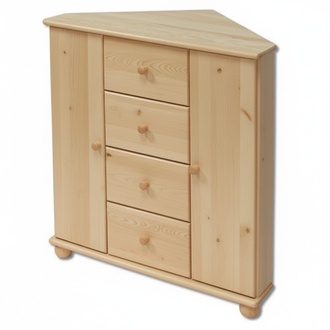 Corner cabinet, cabinet, shelf, chest of drawers, corner chest of drawers, solid sideboard, new.