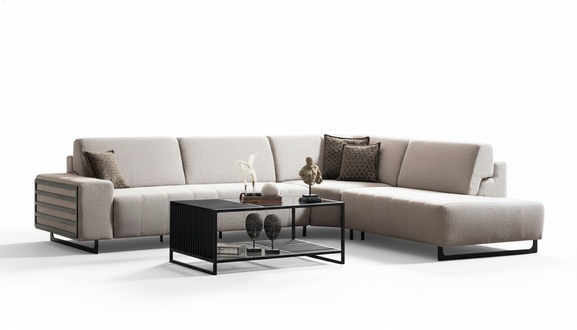 Design Corner Sofa L Shape Modern Sofas Leather Sofa Couch Living Area Sofa Seating