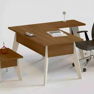 Corner desk designer wooden furniture office desk study table new