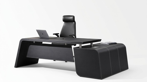 Corner Desk Work Writing Office Table Luxury Class Designer Furniture Tables