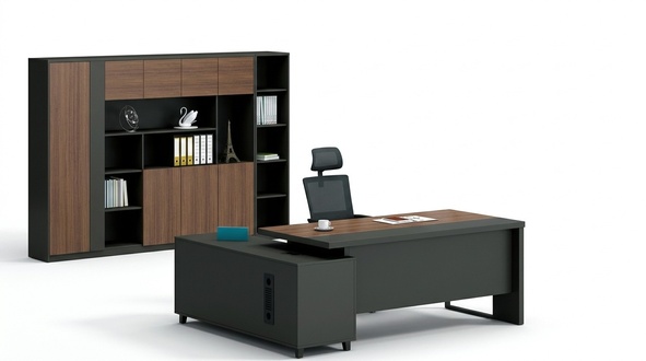 Corner desk work desk office table luxury class designer furniture tables