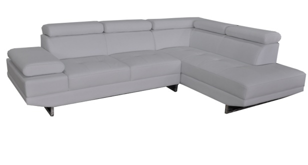 Corner leather with USB modern XXL sofa living landscape leather sofa L-shape B2003