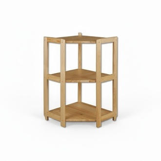 Corner shelf bookshelf living room wall shelf real wood shelves corner shelves office new